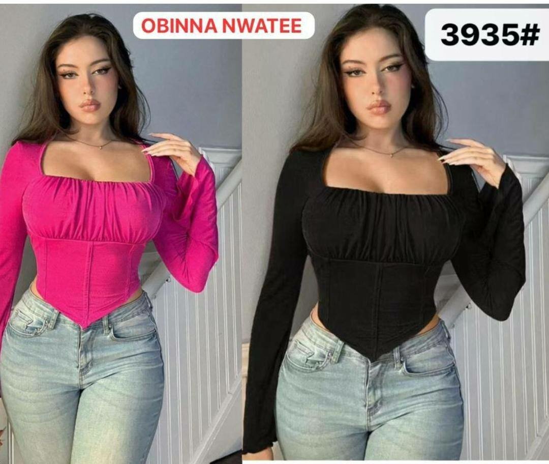 Top à manches longues femme