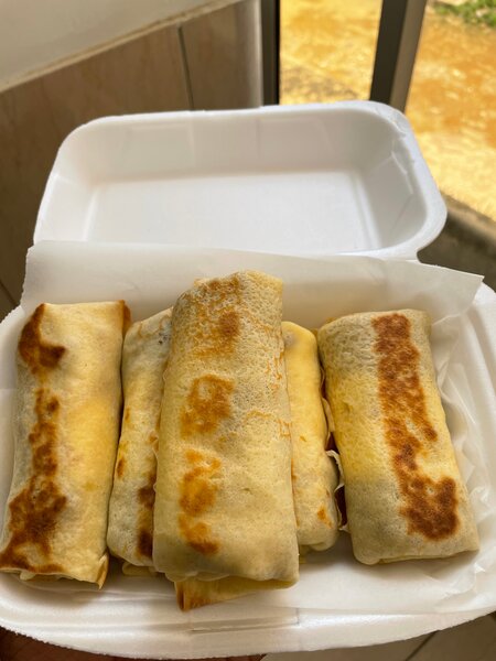 Crêpes à la viande hachée