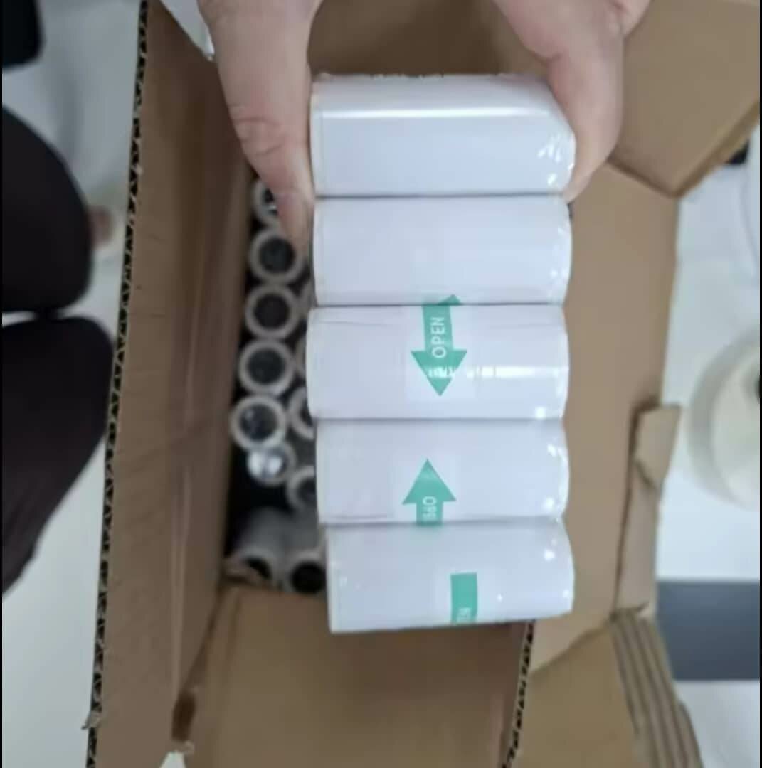 4 rouleaux autocollant 57mm