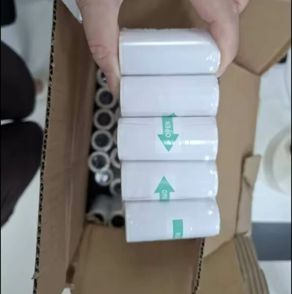 4 rouleaux autocollant 57mm