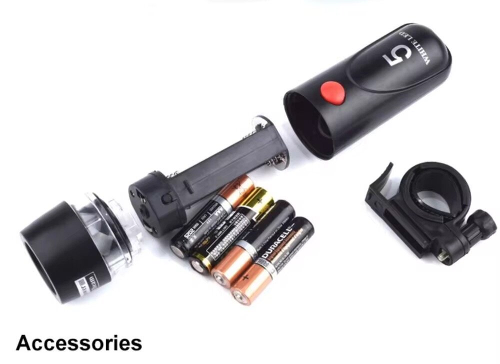 Lampe vélo LED avant et arrière