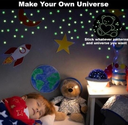 Autocollants Étoiles Lumineuses Murales