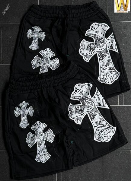 Shorts avec motifs croix