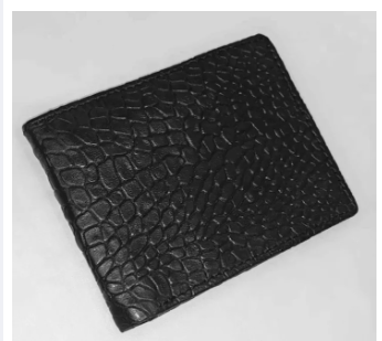 Crocodile Style Leather Wallet for Boys and Men Zipper Short Men Wallet Card Holder