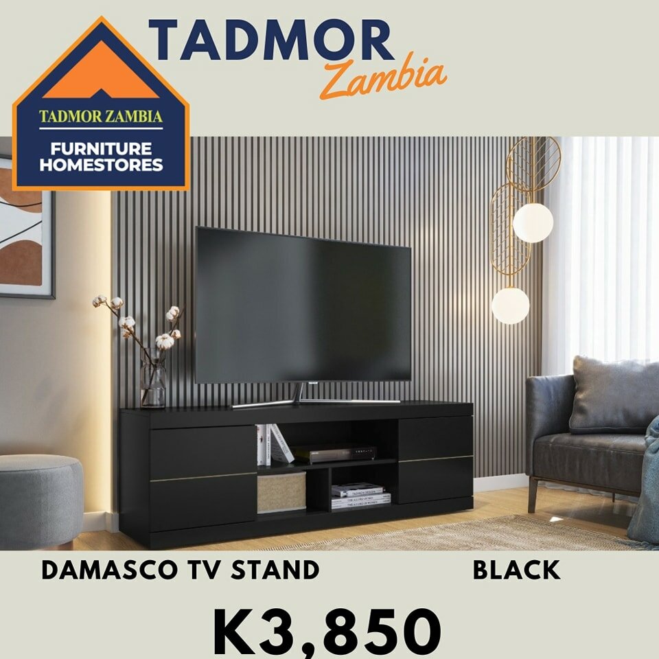 TV stand DAMASCO, black