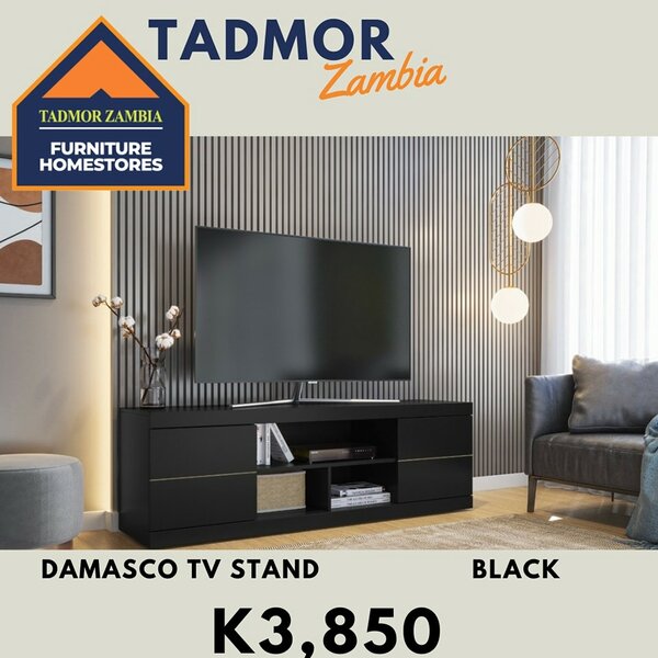 TV stand DAMASCO, black