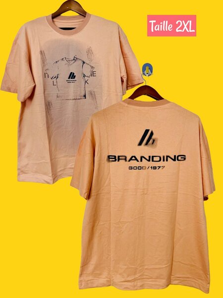 T-shirt confortable XL, 2XL