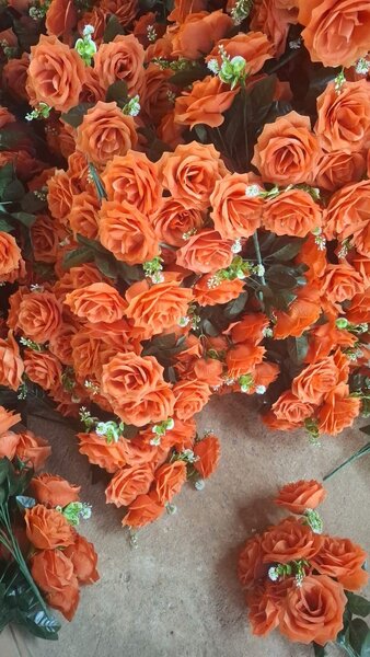 Roses artificielles décoratives