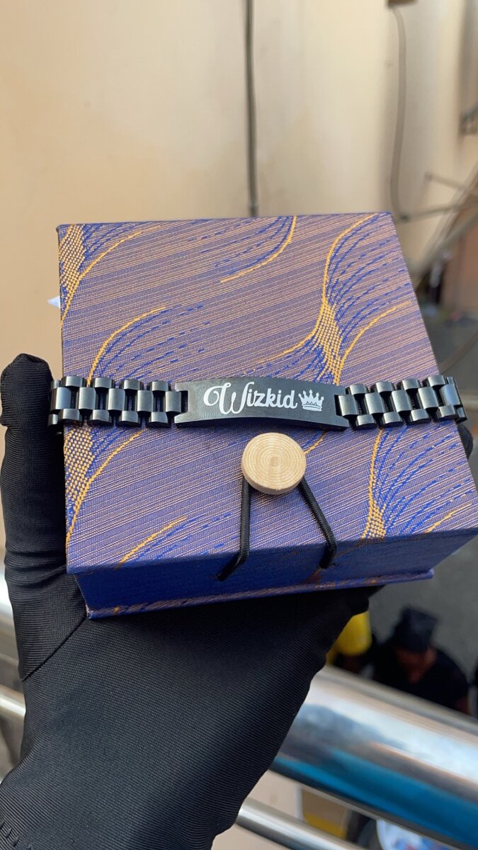 Engraved Rolex bracelet