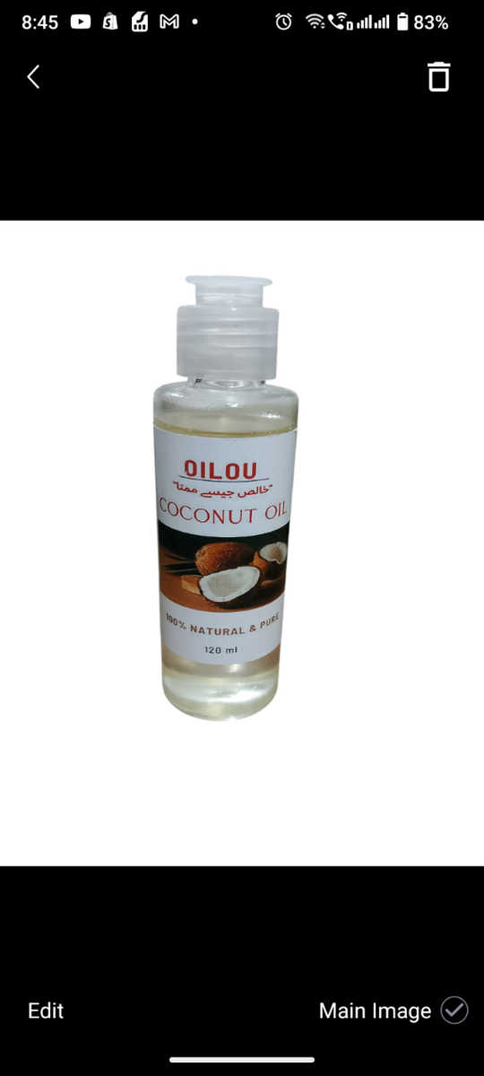 Coconut oil 100 % organic