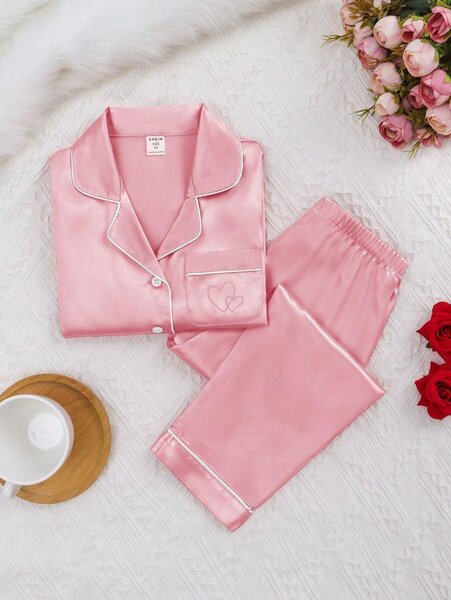 Pyjama en satin doux femme