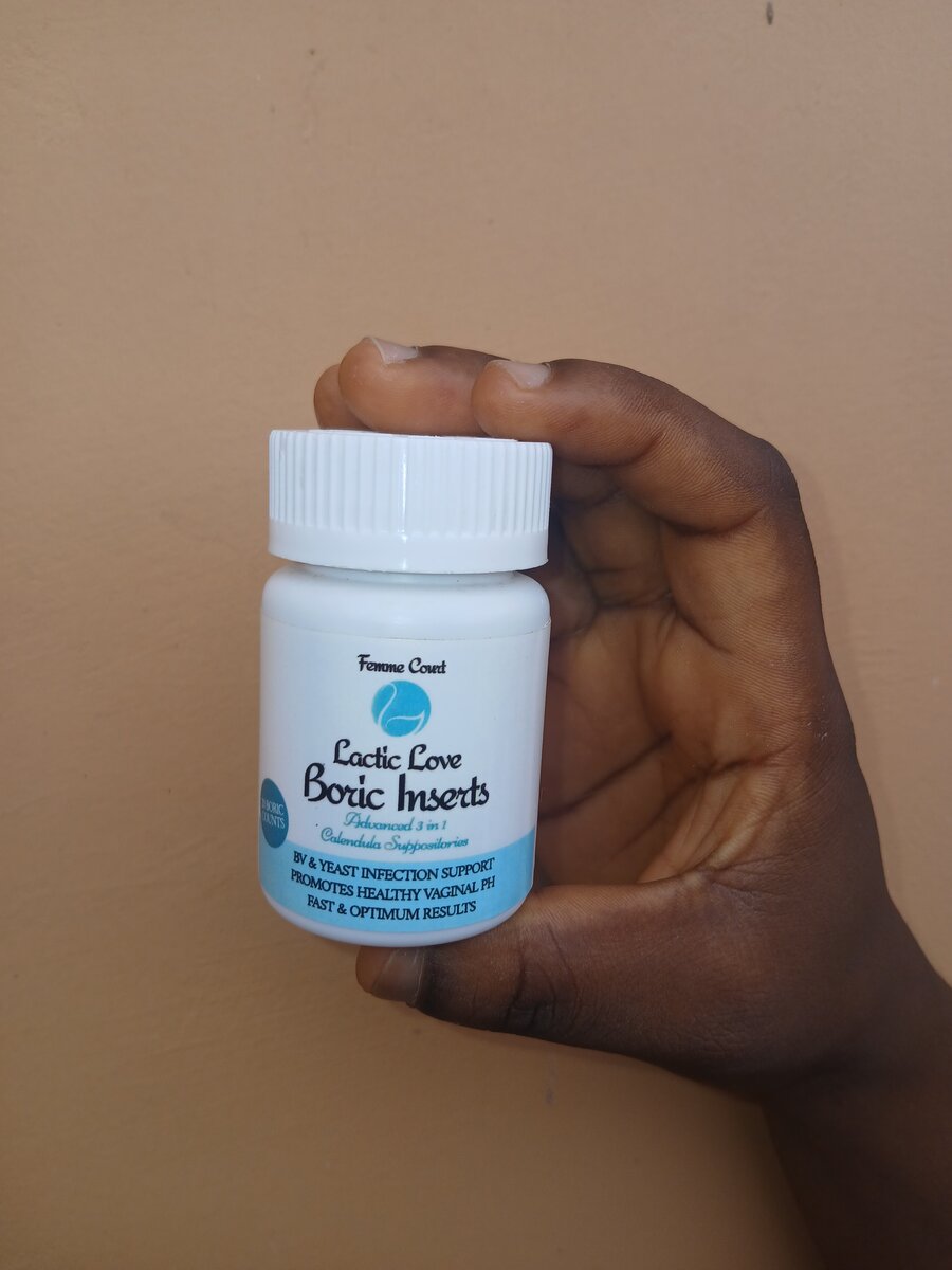 Boric acid vaginal suppository
