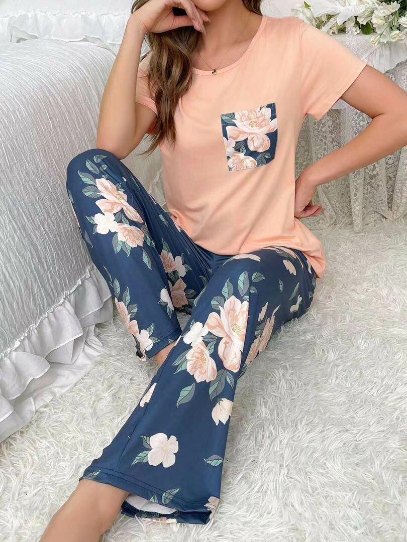 Women's top and down nightwears