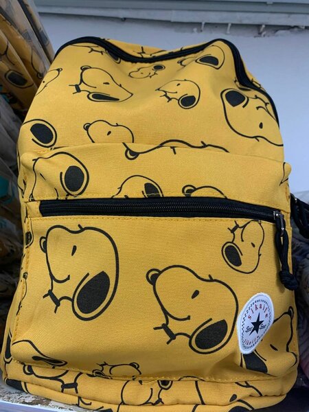 Sac à dos graphique jaune