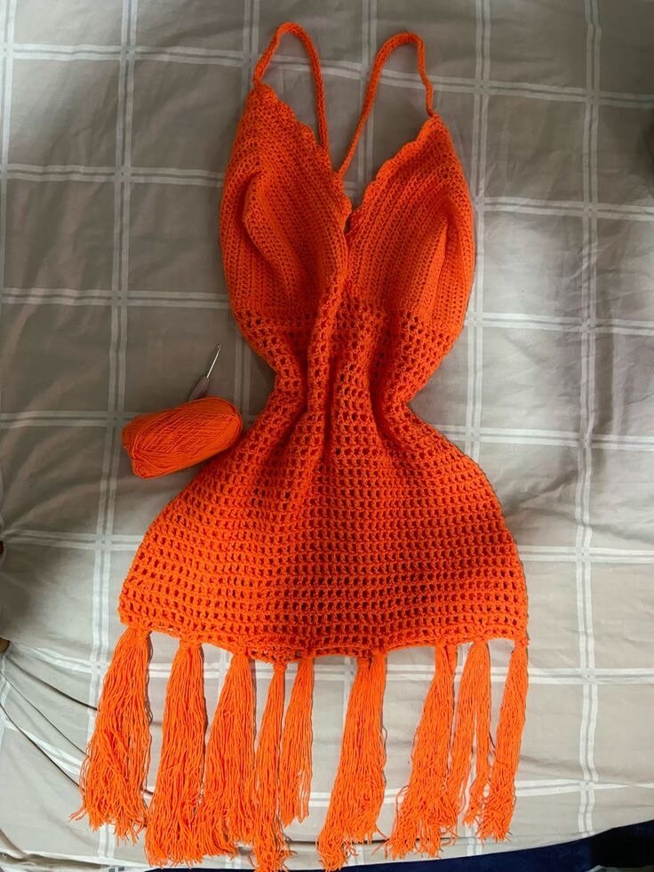 Robe crochetée pour l'été