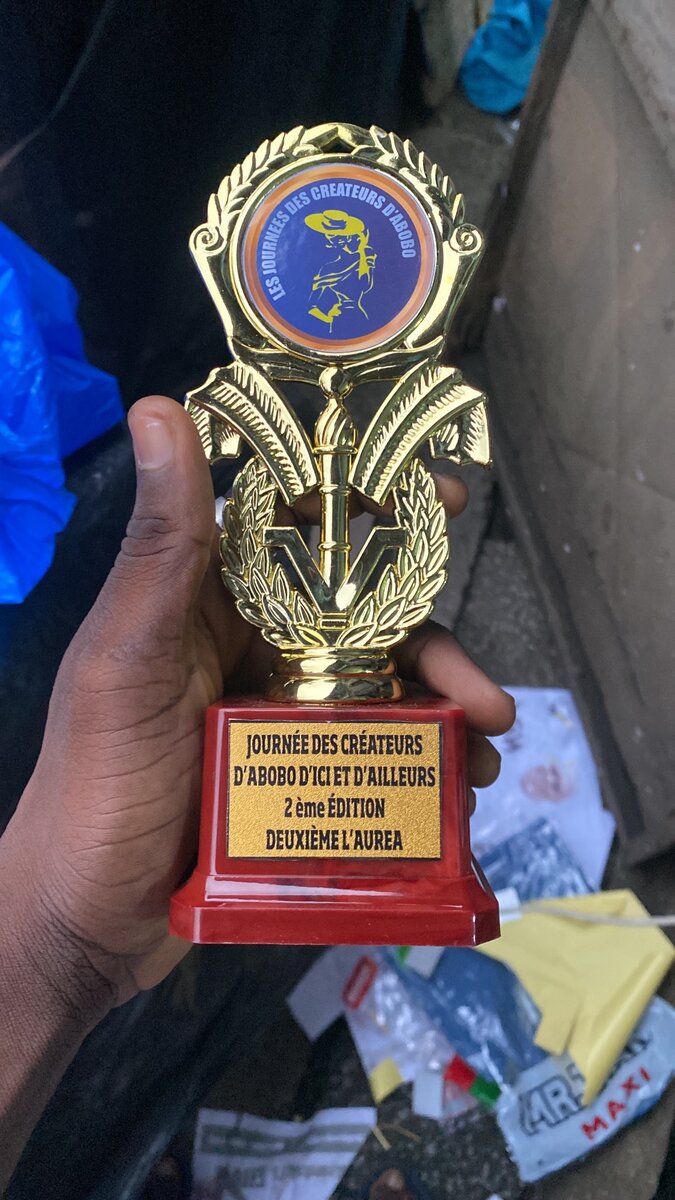 Impression sur trophée