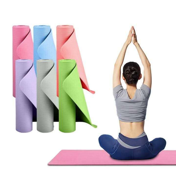Tapis de yoga antidérapant coloré