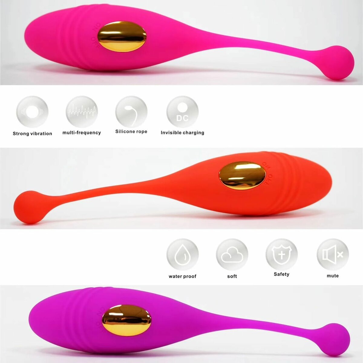 Œuf Vibrant Télécommandé