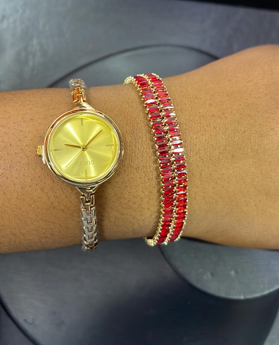 Watch and matching bracelet