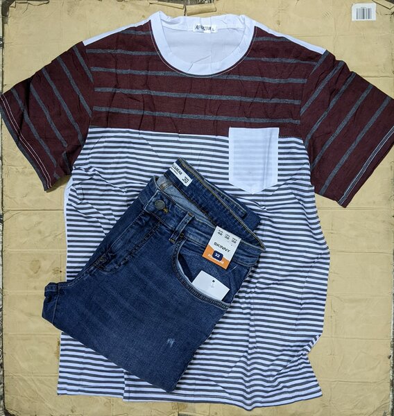 Men's set: T-shirt and jeans