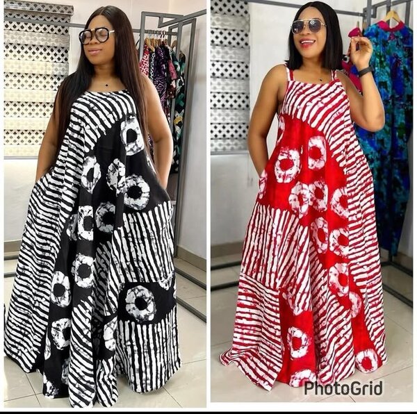 Robe Maxi Imprimée Africaine