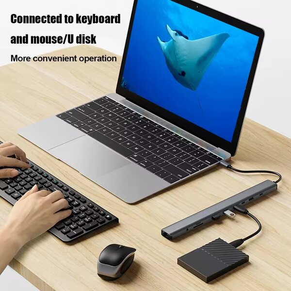 Adaptateur USB C Pro 10 en 1