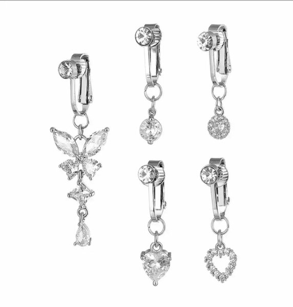 Fake nose and belly ring