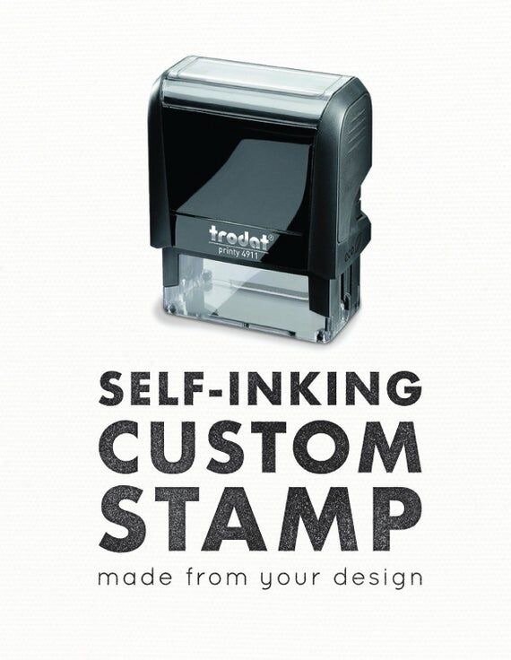 Rubber stamp Self ink