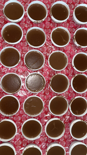 dessert vanille/chocolat