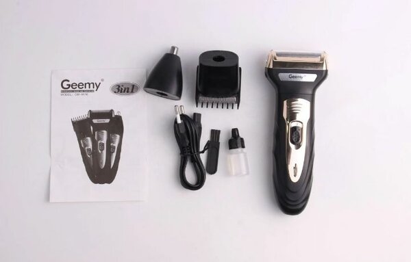 Tondeuse Geemy 3-en-1 Rechargeable