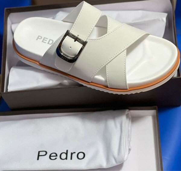 Sandales blanches Pedro