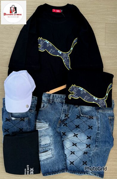 T-shirt et short tendance