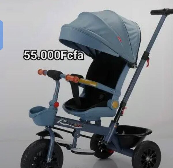 Tricycle poussette 2-en-1