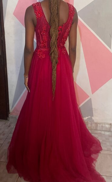 Robe de soirée élégante rouge