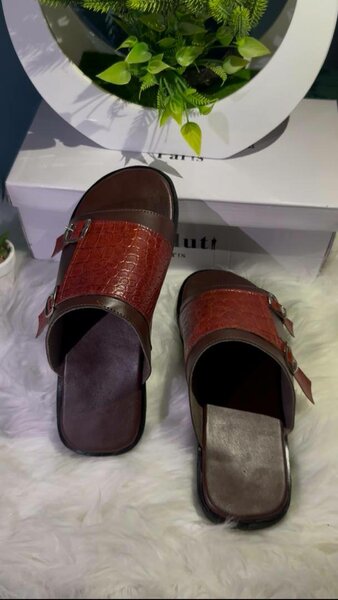 Sandales en cuir pour homme