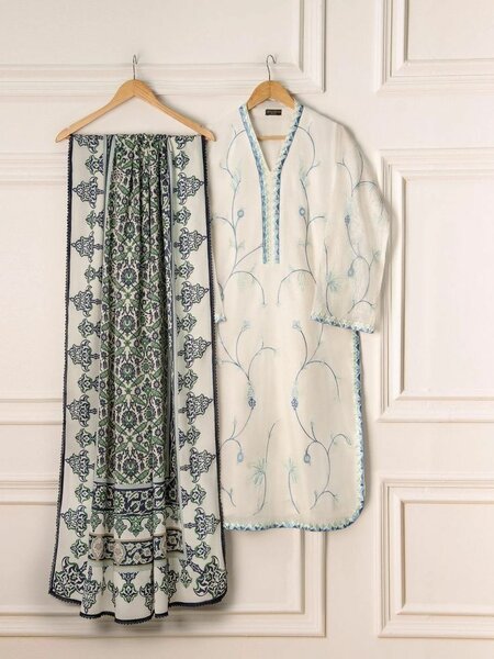 Khaddar 3 Peace Suit