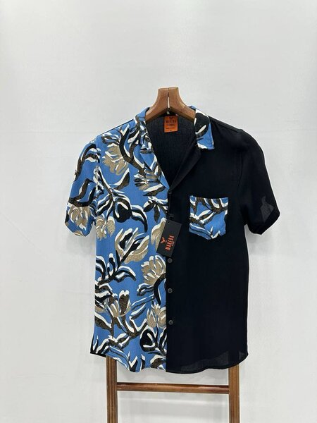 Chemise à motifs floraux