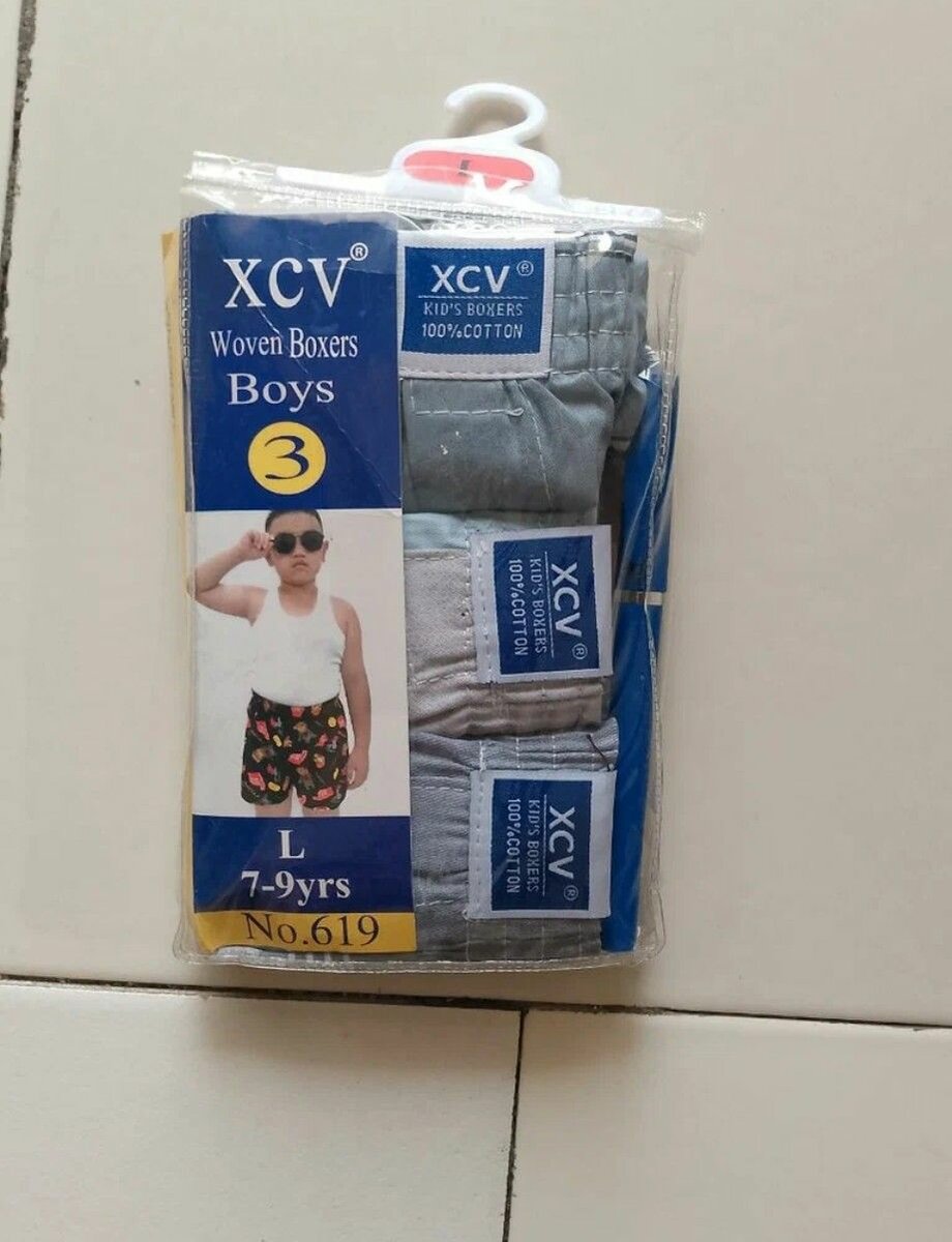 Boxer garçon coton stretch