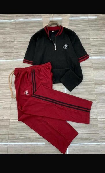 Tenue sportswear homme zippée