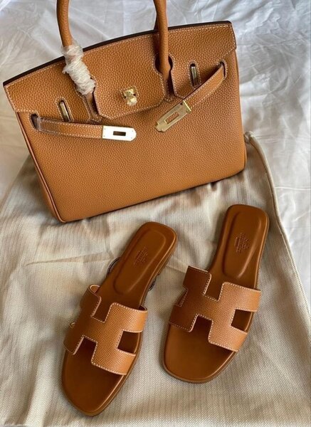 Ladies bag and sandals