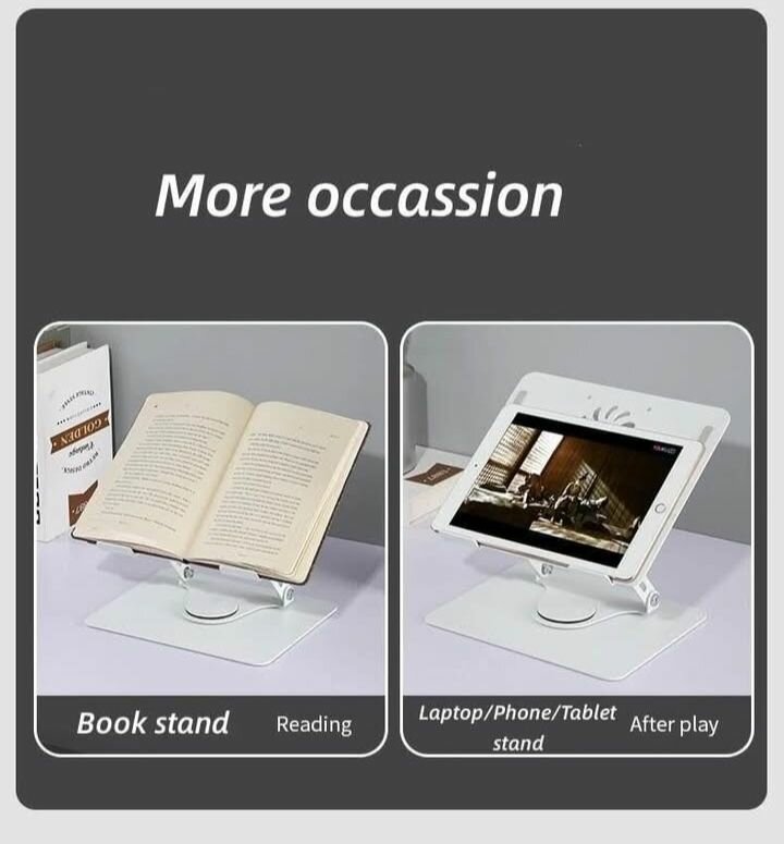 Support d'ordinateur portable rotatif à 360°