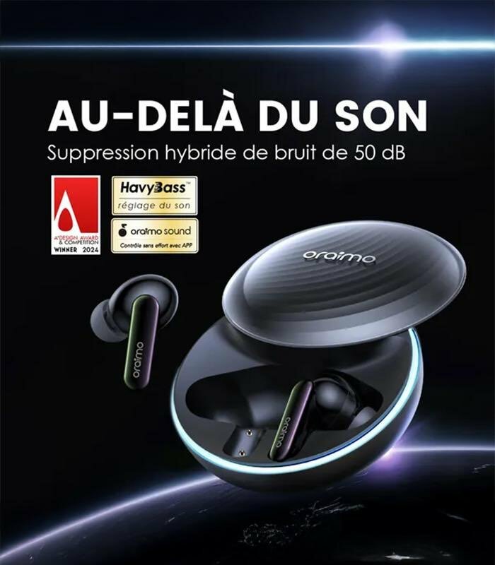 Écouteurs Oraimo Anti-Bruit