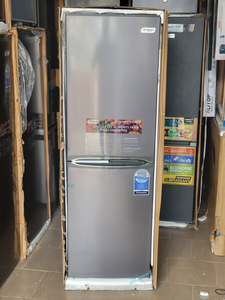 Réfrigérateur congélateur inox