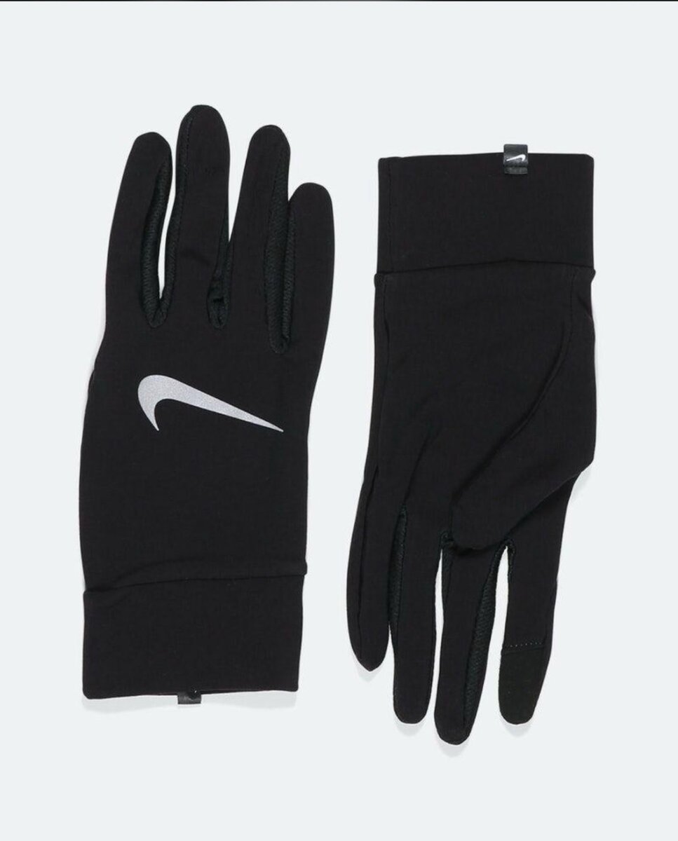 Gants de sport Nike noirs