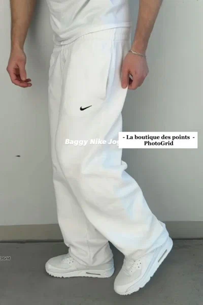Pantalon de jogging Nike blanc