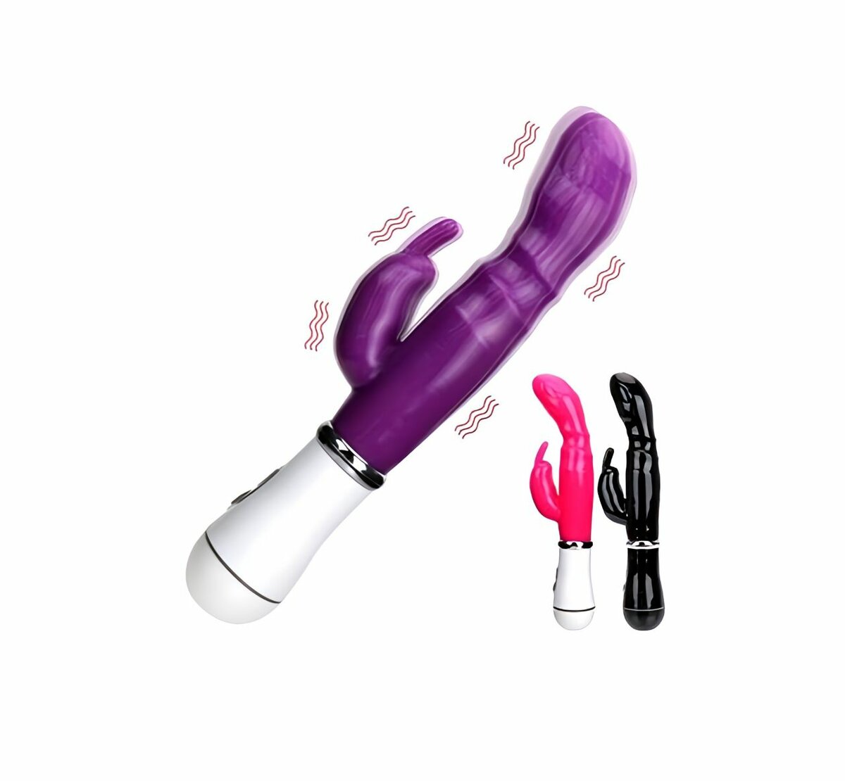 Vibro Masseur Double Point G Sans Fil & Rechargeable