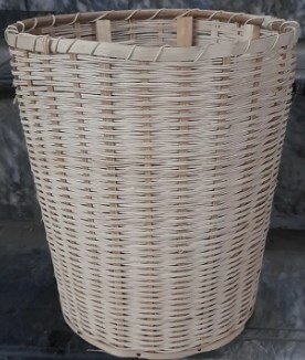 Room Dusting Basket Cane Dust Basket