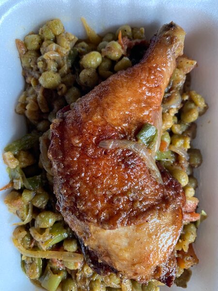 Épaule de poulet rôtie savoureuse