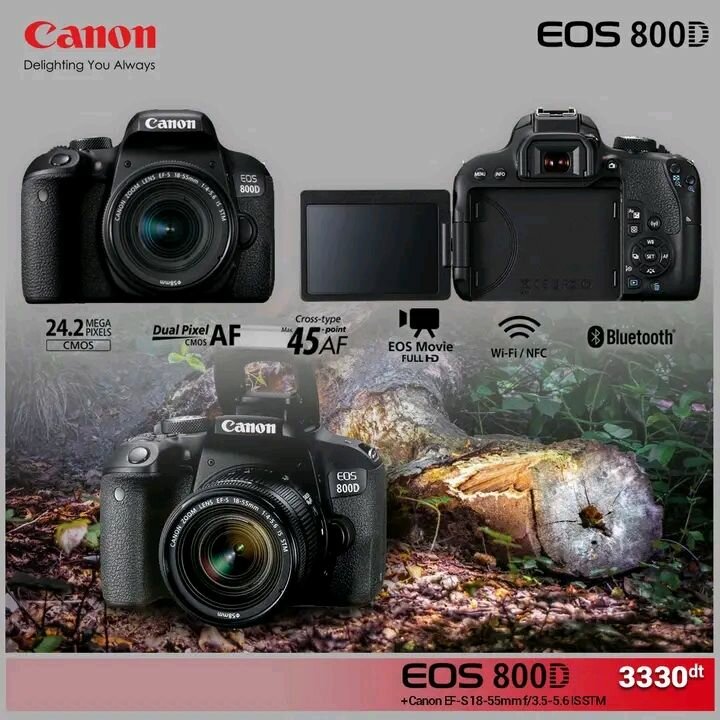 Canon EOS 4000D pour débutants