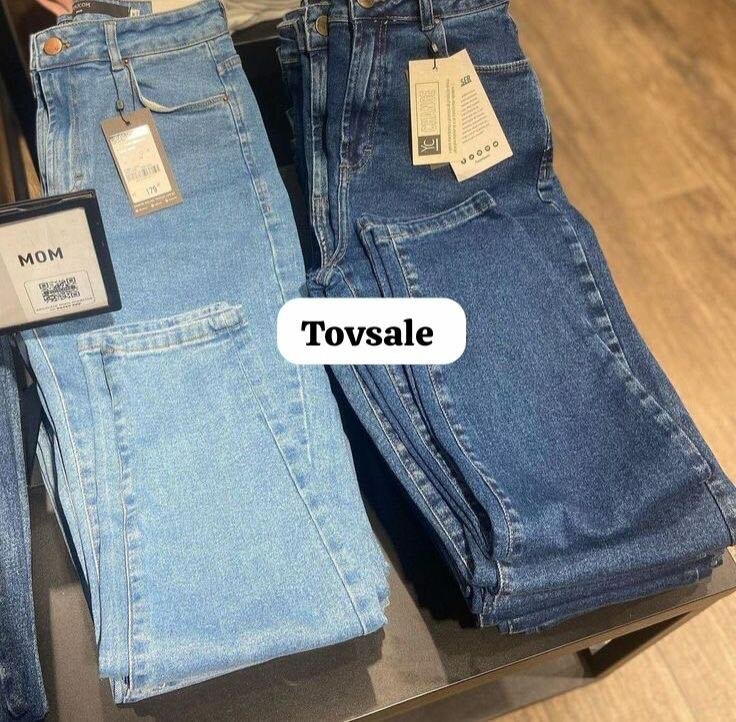 Denim Skinny and Mom Jeans